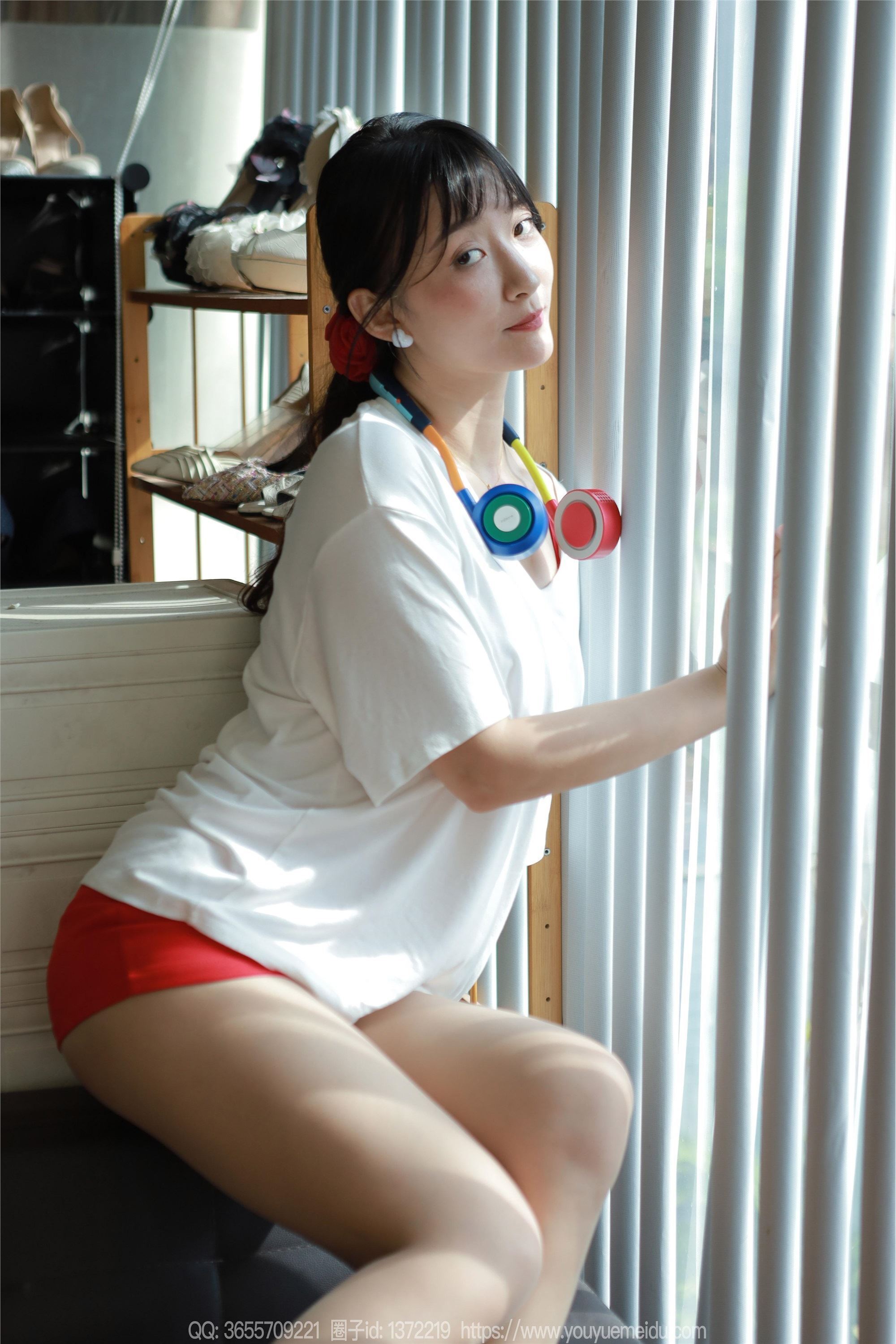 IESS异思趣向  2024.08.20 丝享家 1826 秋秋《白T红裙》